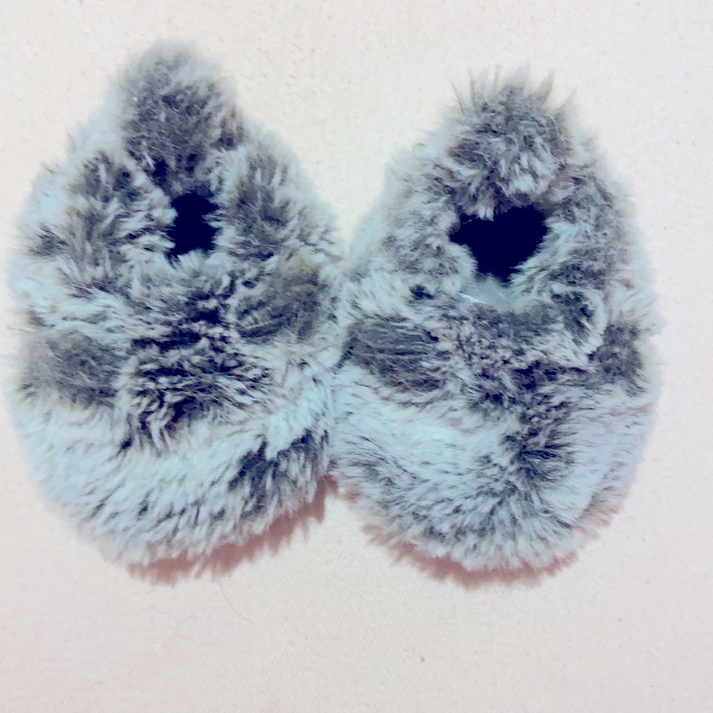 Newborn Furry Mouse Slippers